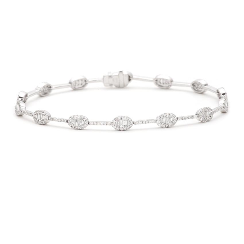 White Gold Diamond Bracelet_2