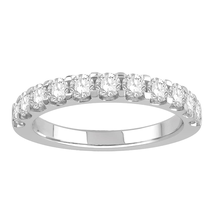 White Gold 1.00 CTW Diamond Wedding Band