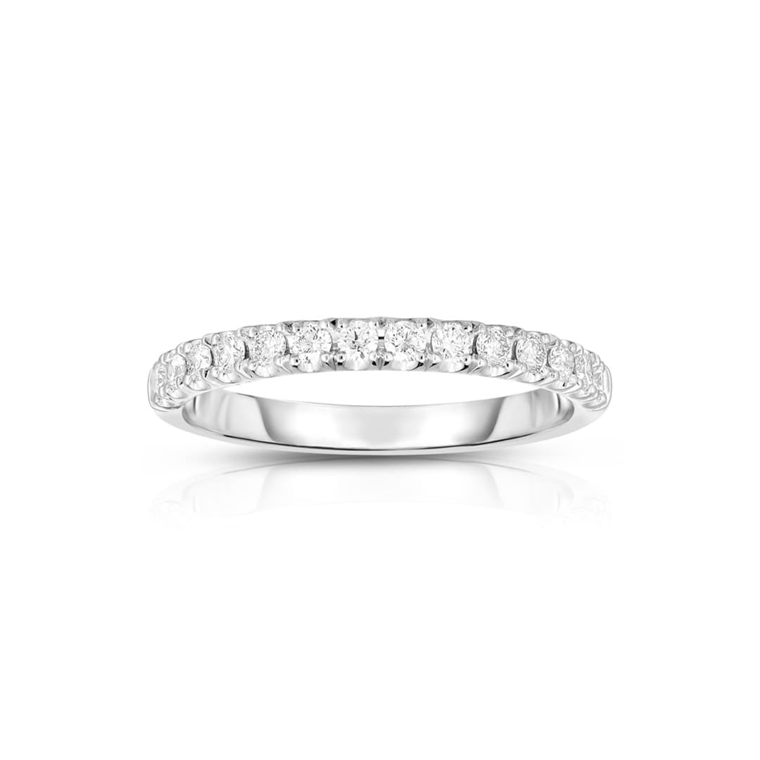 White Gold 0.35 CTW Diamond Wedding Band