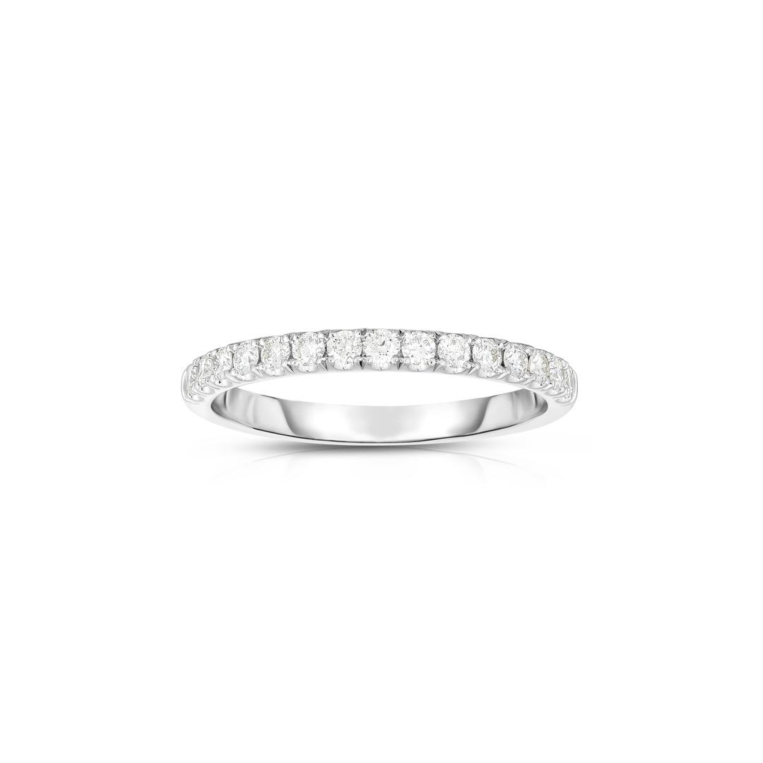 White Gold 0.38 CTW Diamond Wedding Band