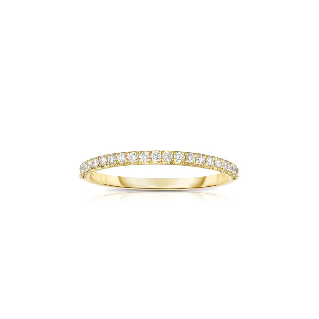 1/5 CTW Diamond Wedding Band in Yellow Gold 0