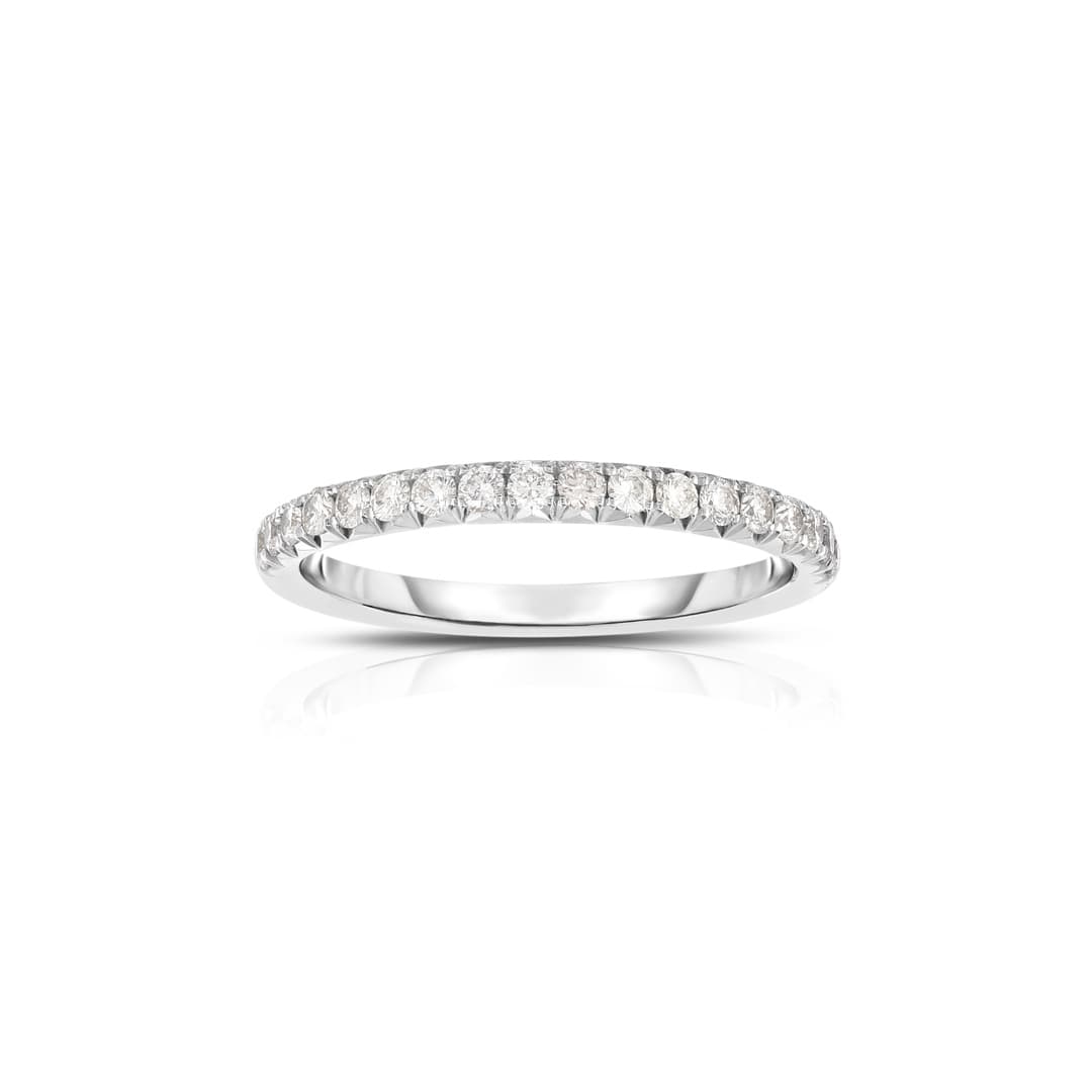 White Gold 0.30 CTW Diamond Wedding Band 0