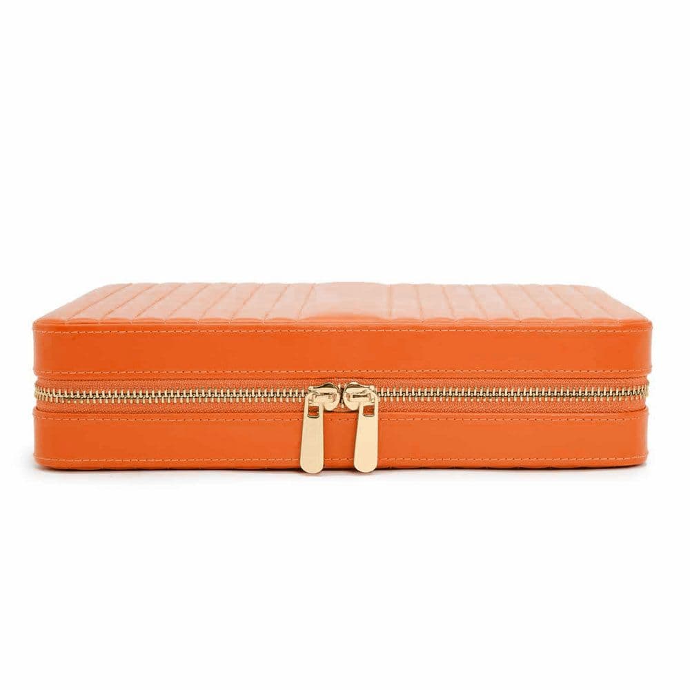 WOLF Maria Large Jewelry Zip Case in Tangerine 0