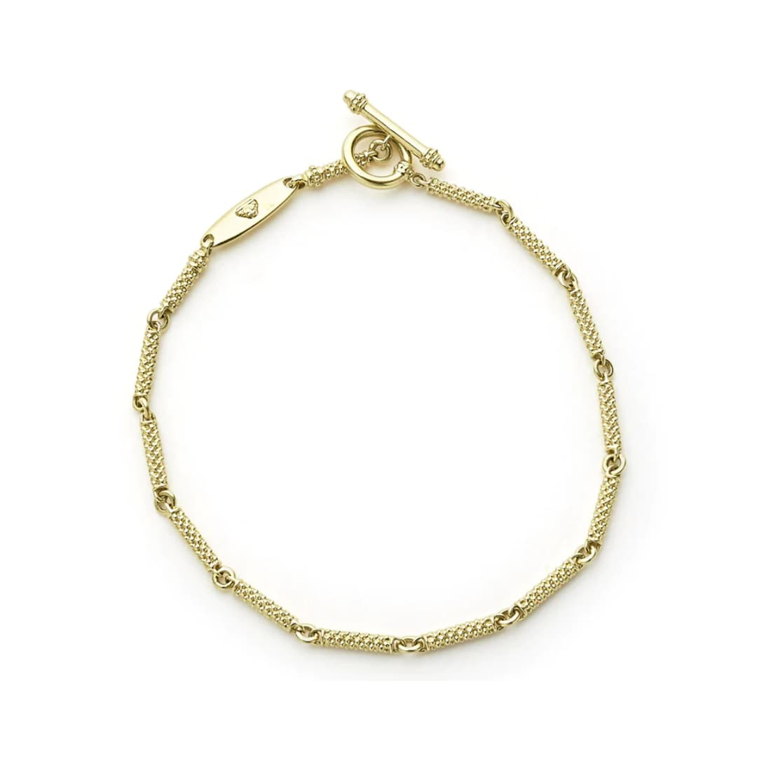 Lagos Signature Caviar Superfine Caviar Link Bracelet 0