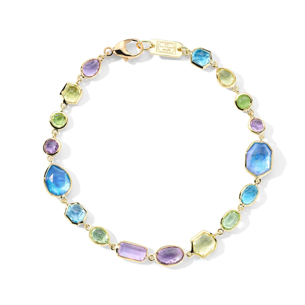 Ippolita Rock Candy 18k Gold Bracelet in Alpine