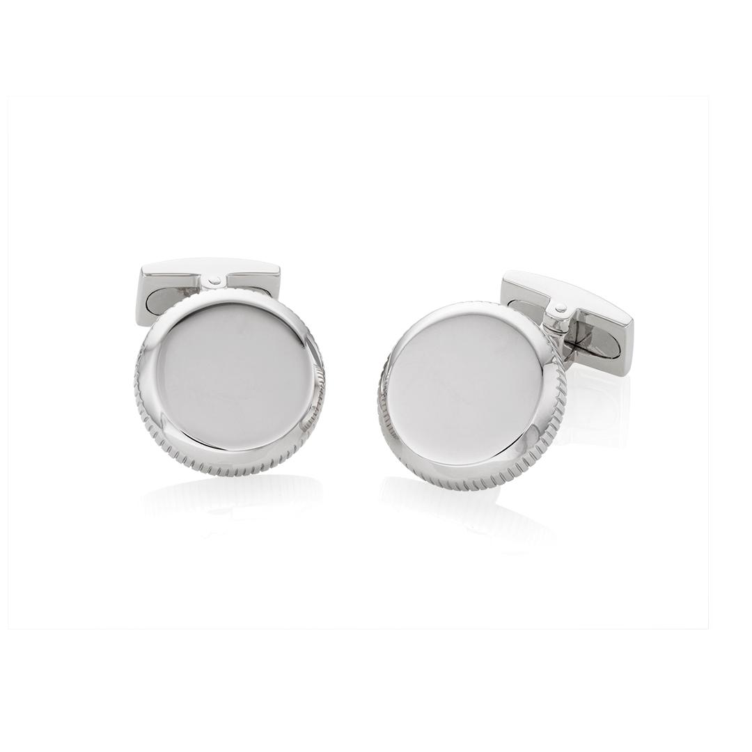 Engravable Round Cufflinks 1