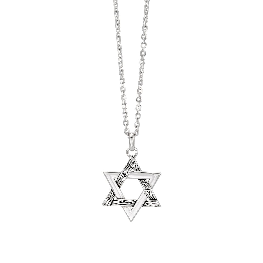 Sterling Silver Star of David Necklace