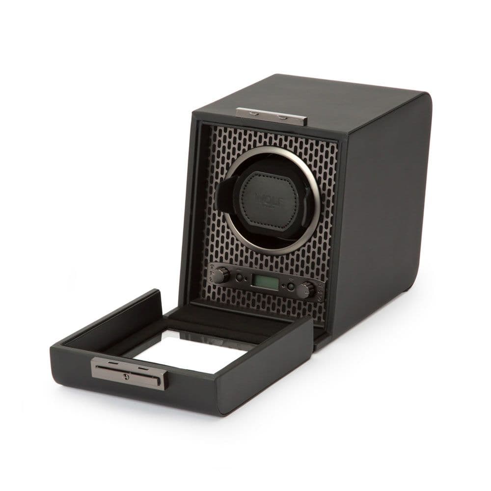 WOLF Axis Single Watch Winder in Powder Coat 1