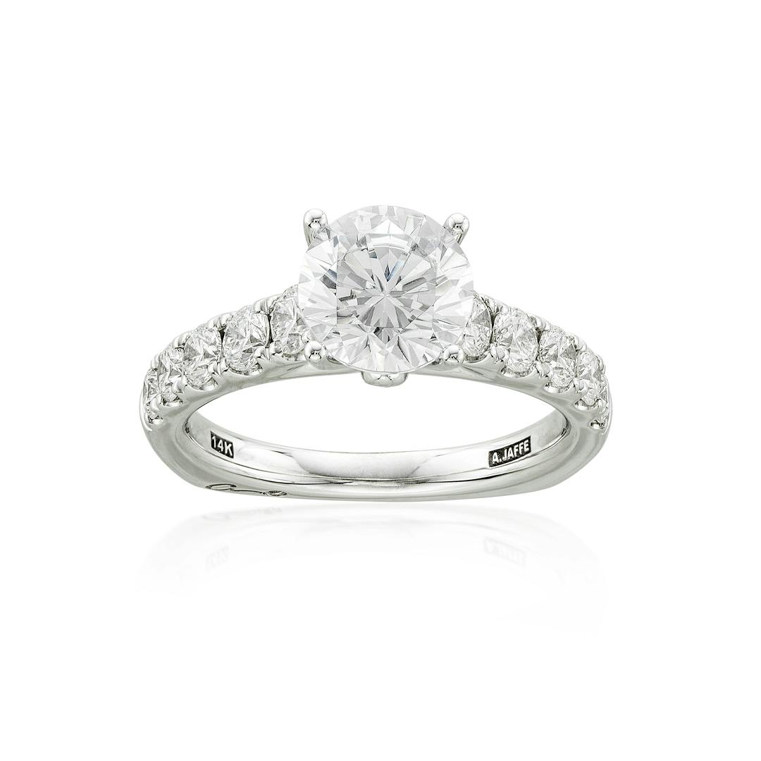 A. Jaffe Semi-Mount Engagement Ring with Diamonds 0