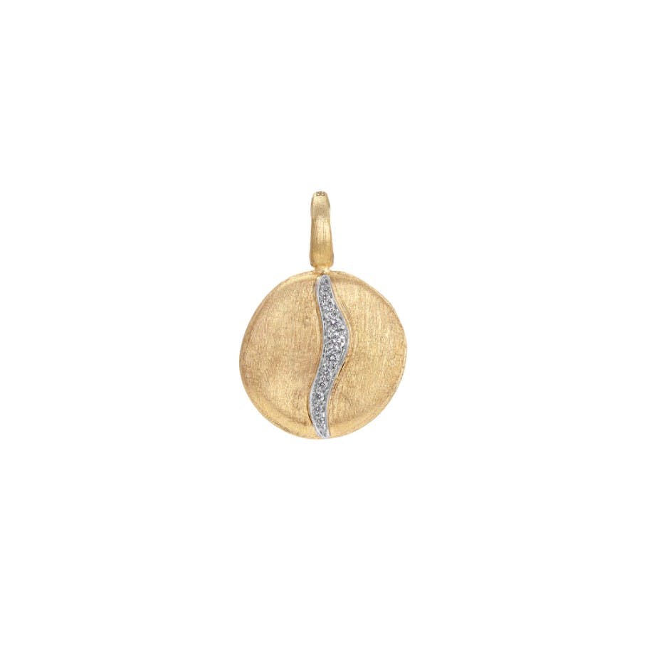 Marco Bicego Jaipur Collection 18K Yellow Gold Medium Diamond Accent Pendant