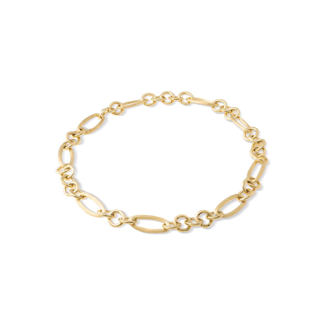 Marco Bicego Jaipur Link Collection 18K Yellow Gold Mixed Link Necklace 0