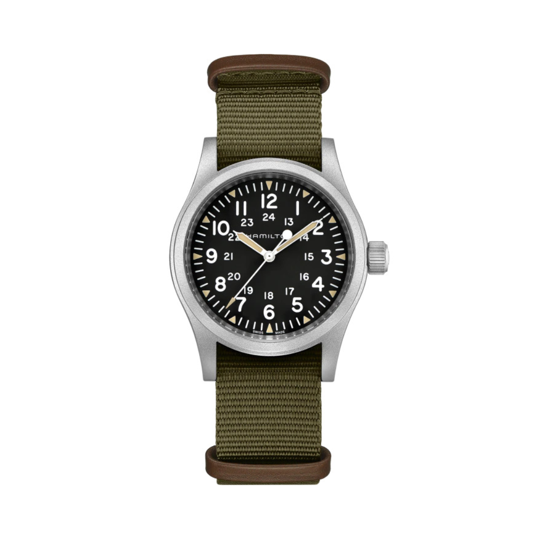 Hamilton Khaki Field Mechanical Watch with Black Strap, 38mm 0