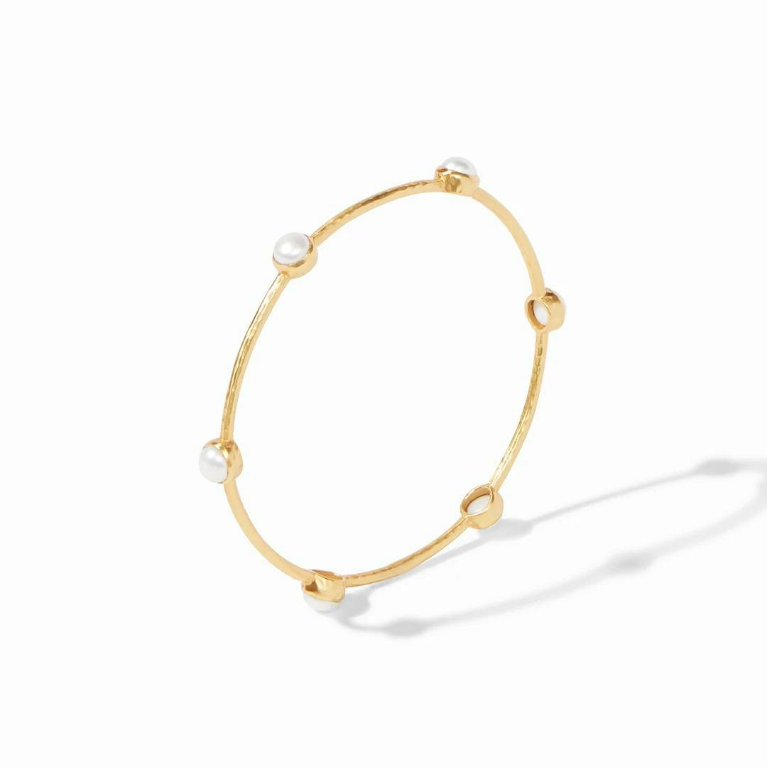 Julie Vos Milano Luxe Bangle in Mother of Pearl