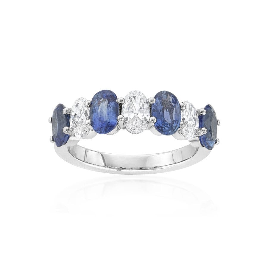 Oval Sapphire and Diamond Ring 0