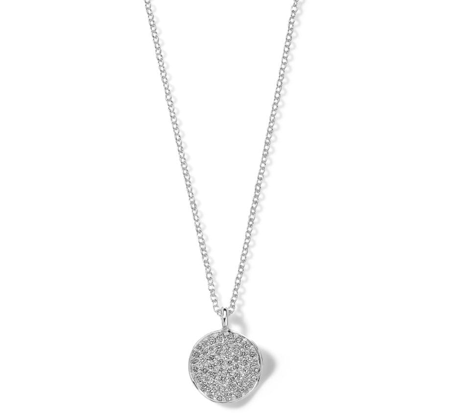 Ippolita Stardust Small Flower Pendant Necklace in Sterling Silver with Diamonds