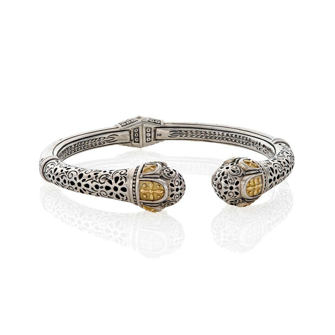 Konstantino Dome Collection Hinged Open Bracelet 0