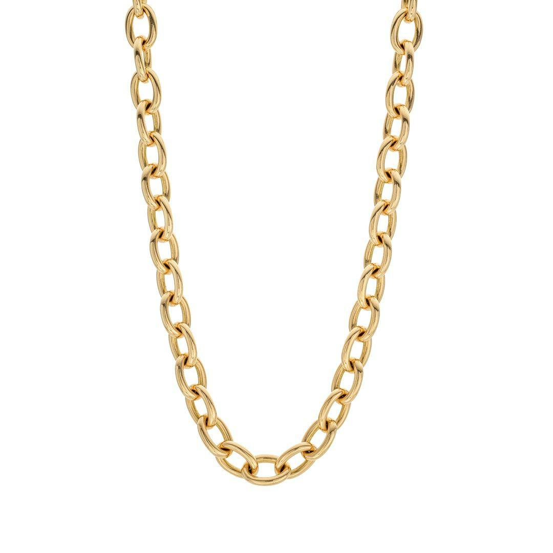 Roberto Coin 18K Oval Link Chain Necklace 0