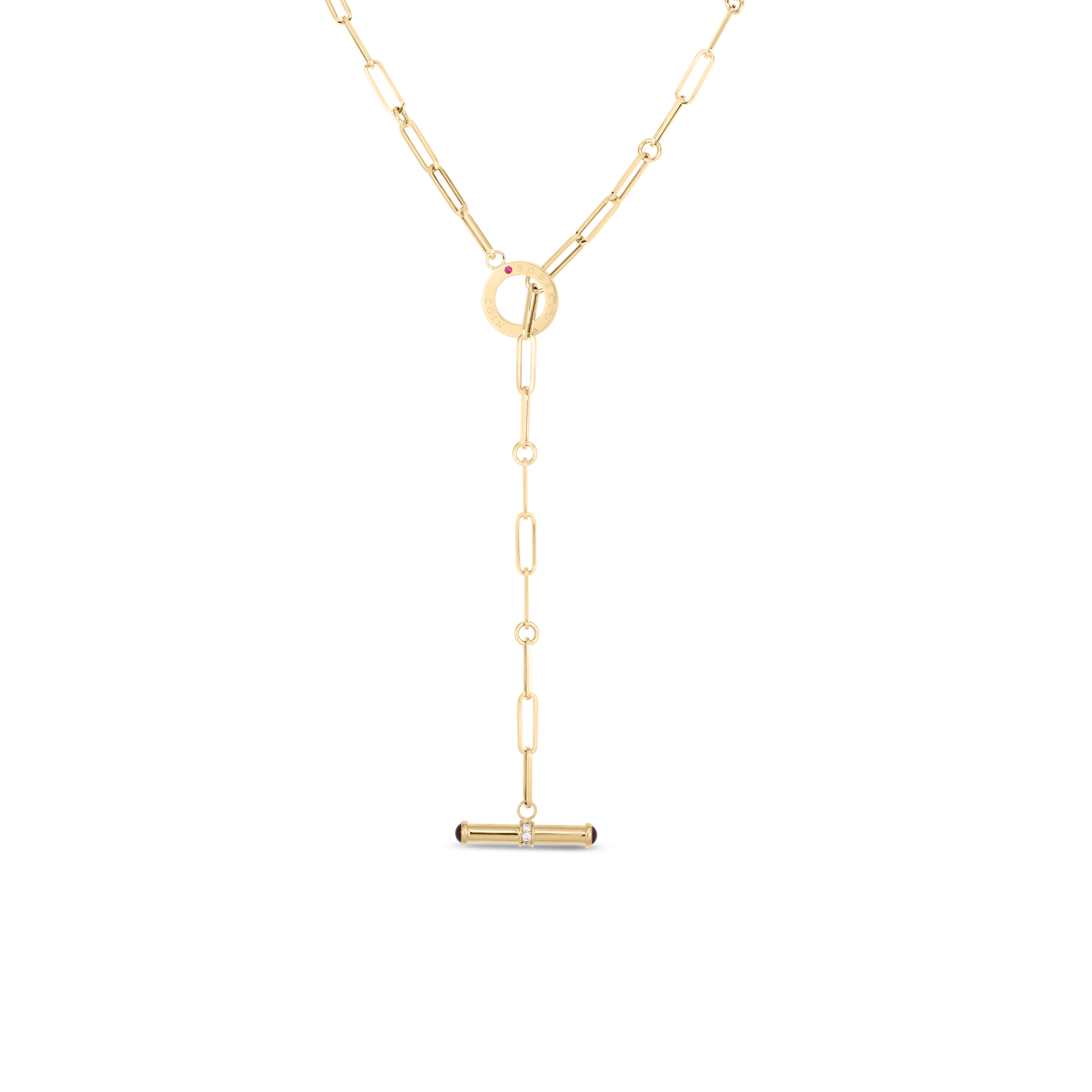 Roberto Coin 18k Toggle Paperclip Necklace 0