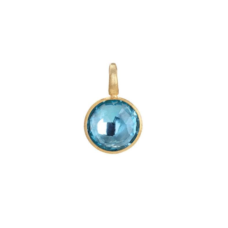 Marco Bicego Jaipur Collection Blue Topaz Stackable Pendant 0