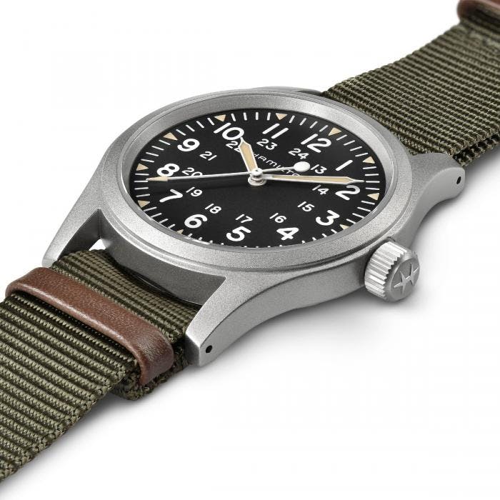 Hamilton Khaki Field Mechanical Watch with Black Strap, 38mm 3