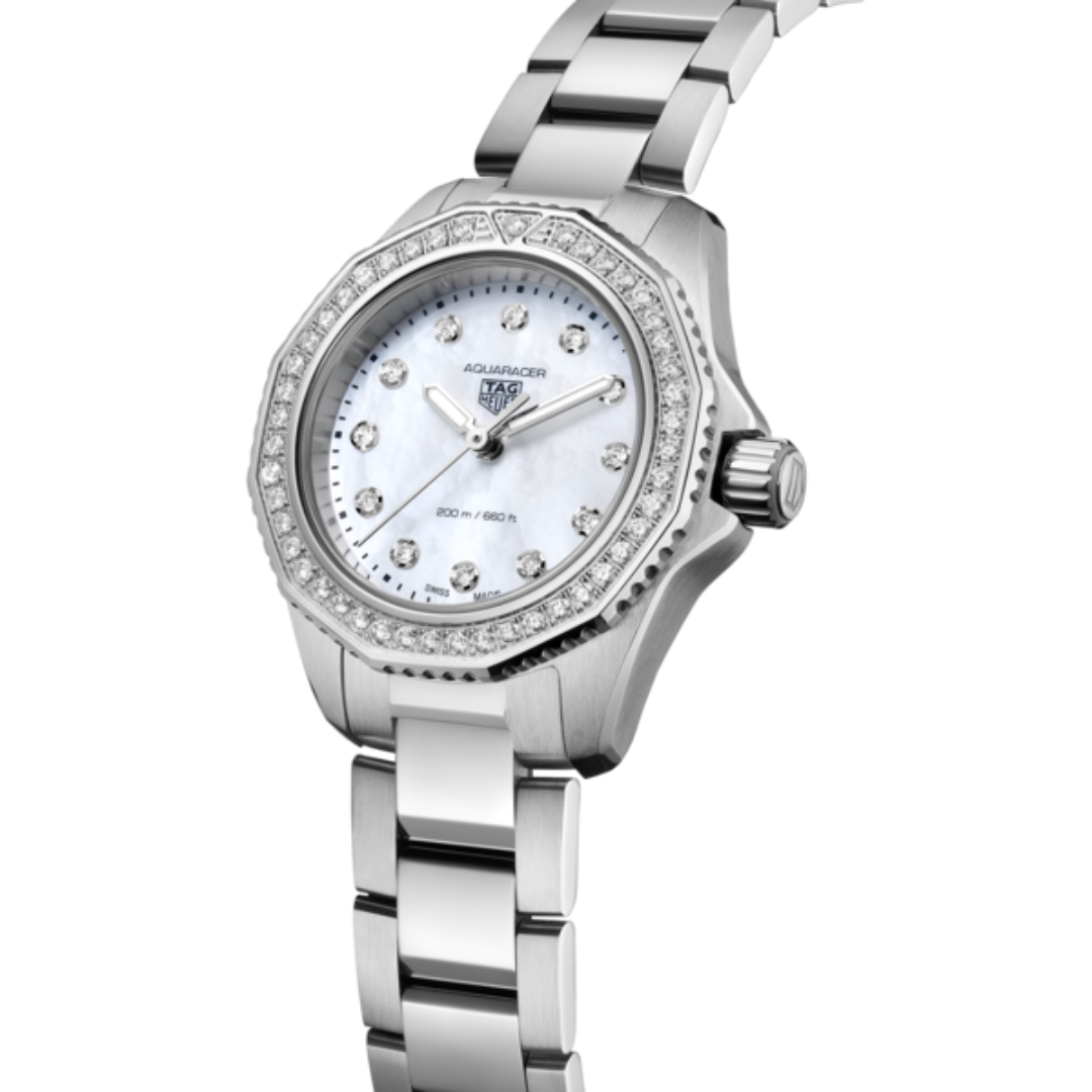 TAG Heuer  Aquaracer Professional 200 Quartz Watch with Diamond Case, 30mm 1