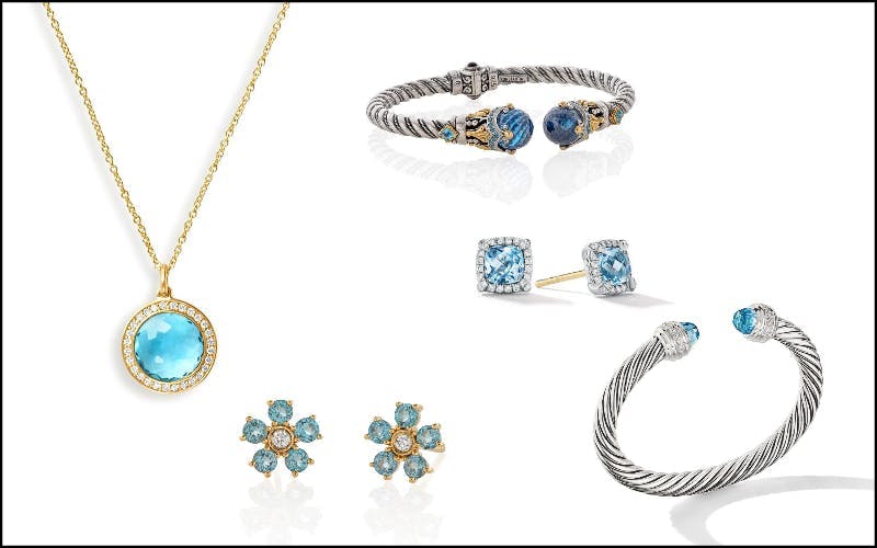 blue topaz jewelry at lee michaels