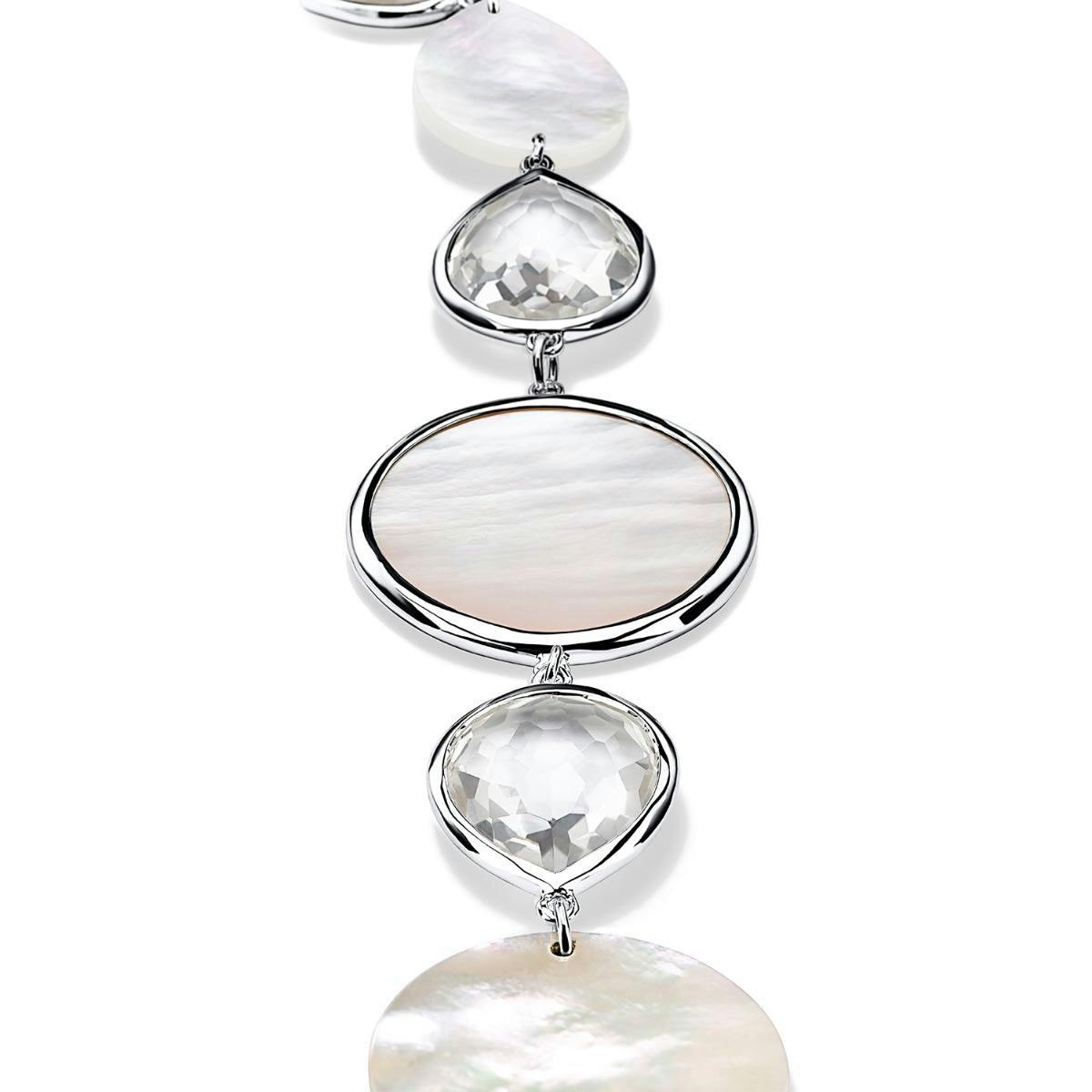 Ippolita Odine Sterling Silver, Clear Quartz & Mother of Pearl 18 Inch Necklace