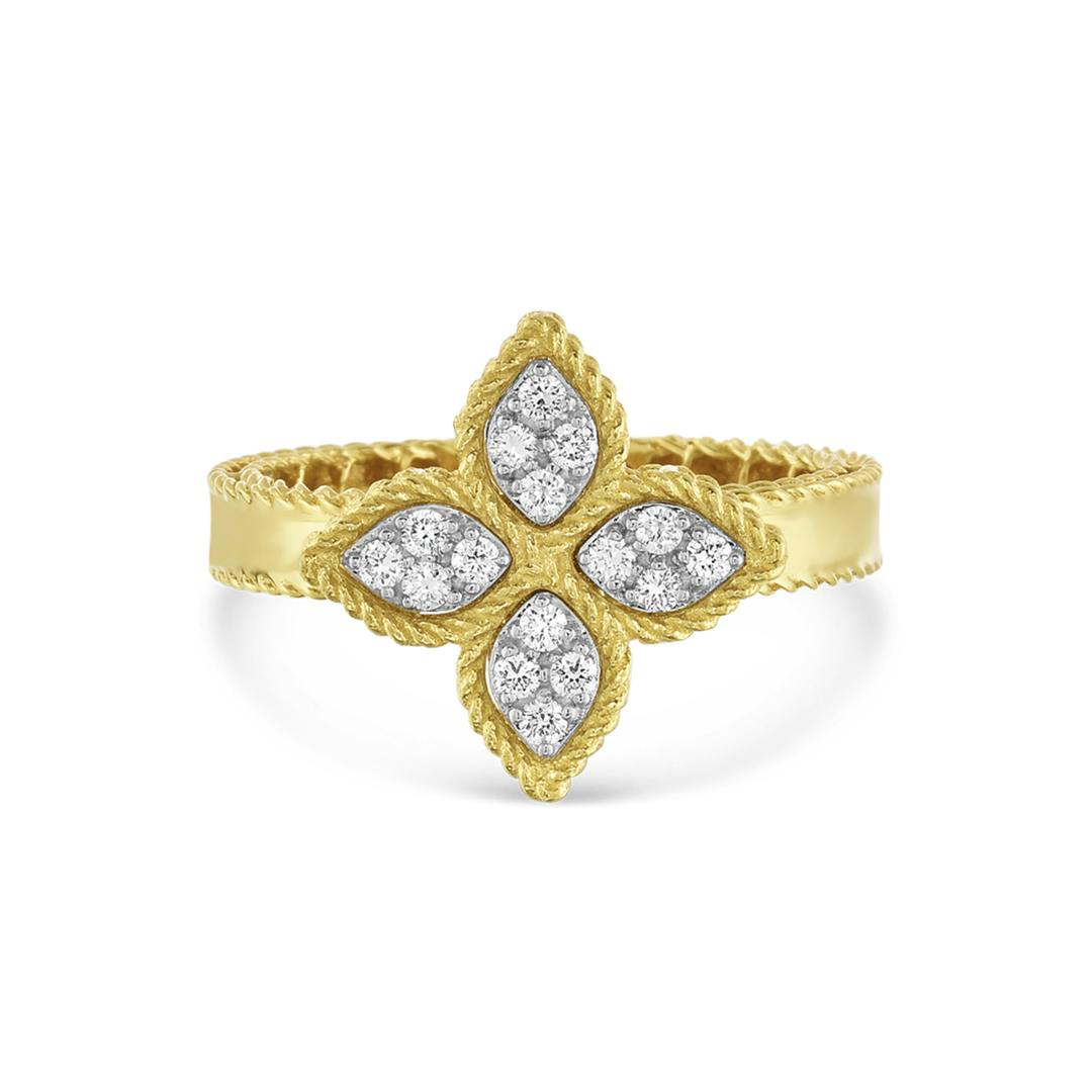 Roberto Coin 18K Diamond Princess Flower Ring