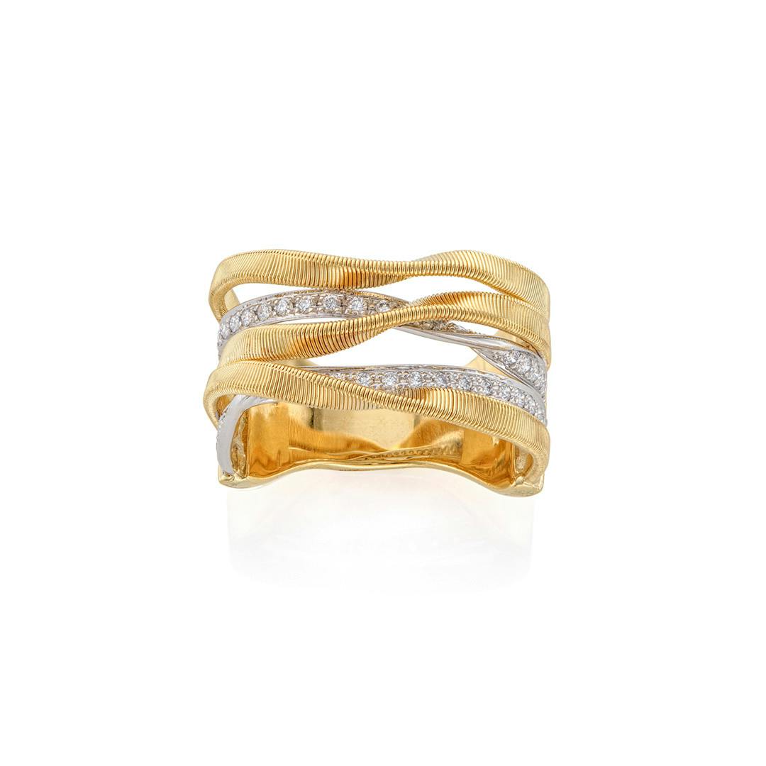 Marco Bicego Marrakech Five-Row Crossover Ring 0