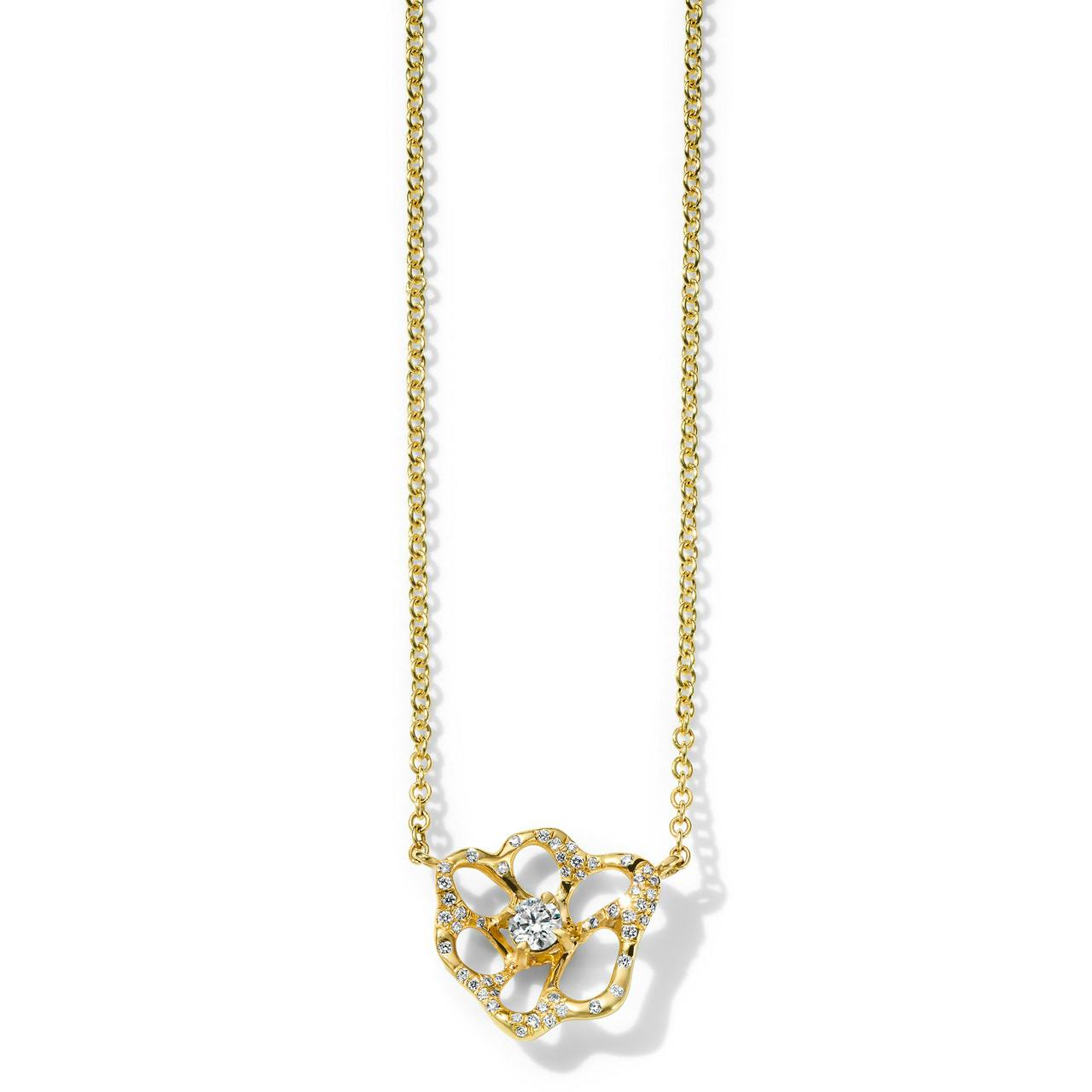 Ippolita Stardust Small Flora Diamond Necklace 0