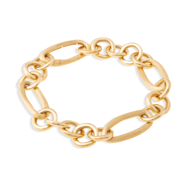 Marco Bicego Jaipur Link Collection 18K Yellow Gold Mixed Link Bracelet 0