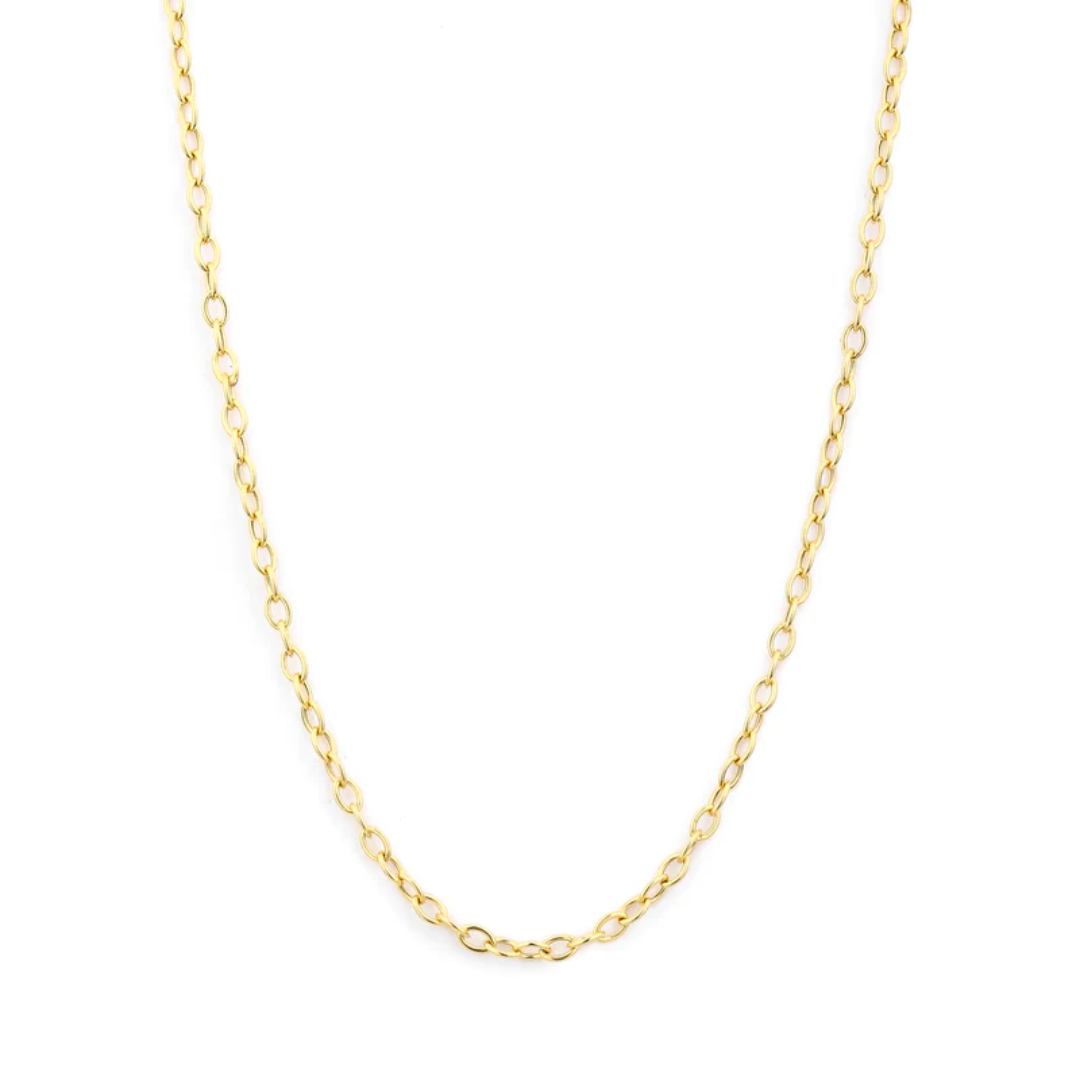 Syna 18k Yellow Gold Small Link Chain Necklace, 18"