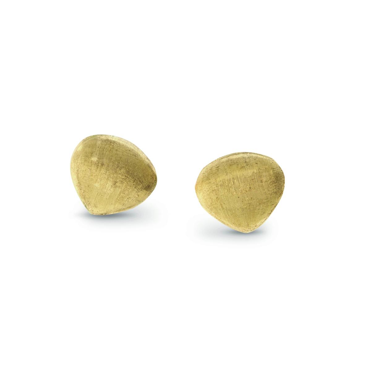 Marco Bicego Satin Gold Drop Stud Earrings 0