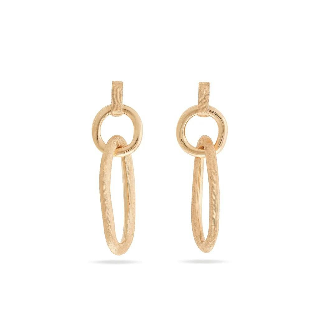 Marco Bicego Jaipur Link Collection 18K Yellow Gold Double Drop Earrings