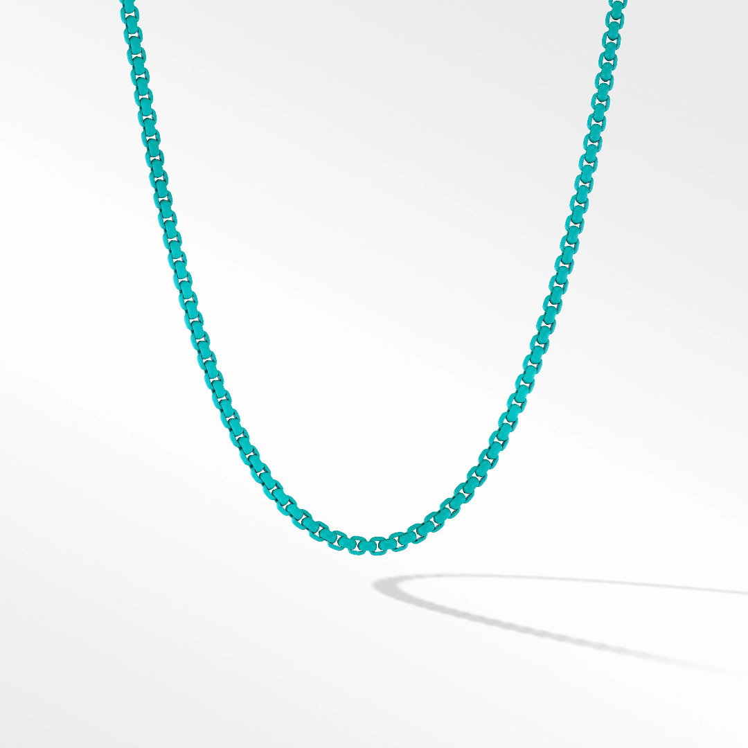 David Yurman Bel Aire Chain Necklace in Turquoise