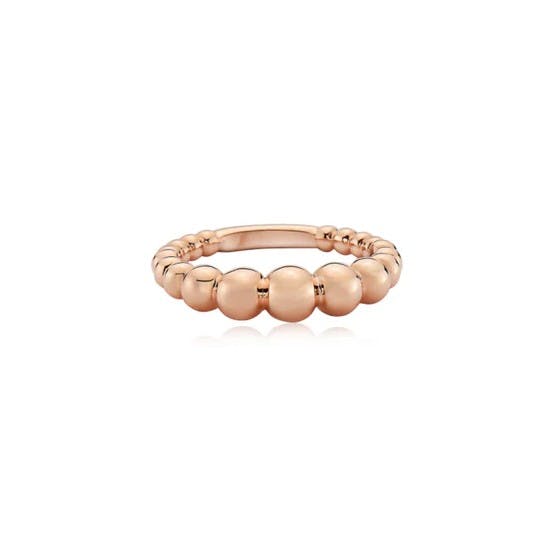 Charles Krypell Rose Gold Bubble Stacking Ring 0