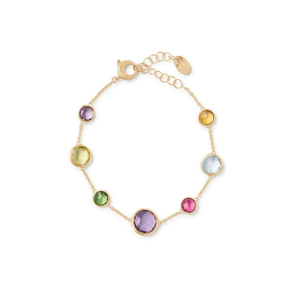 Marco Bicego Jaipur Color Collection 18K Yellow Gold Mixed Gemstone Bracelet 0