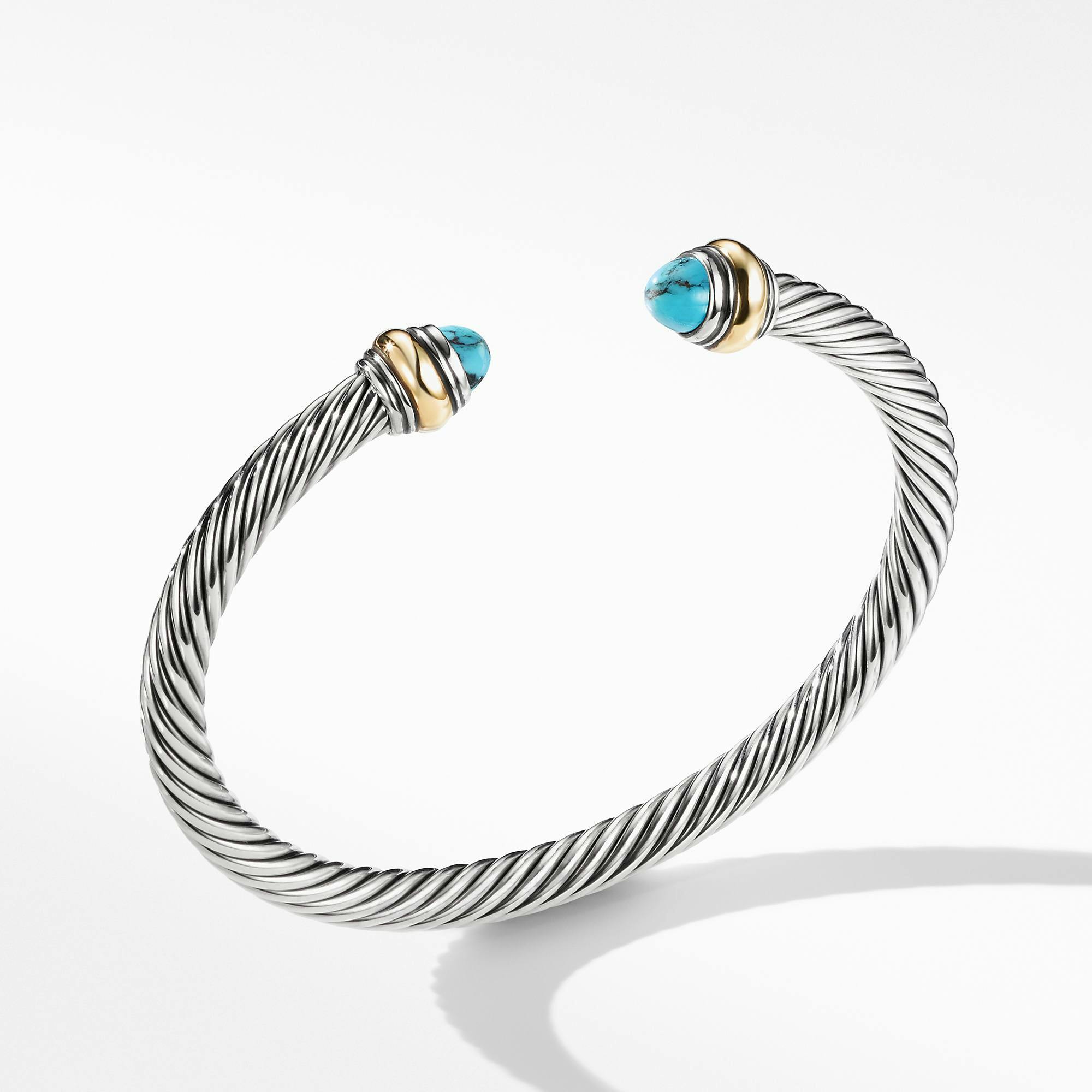 David Yurman Bracelet with Turquoise and 14K Gold
