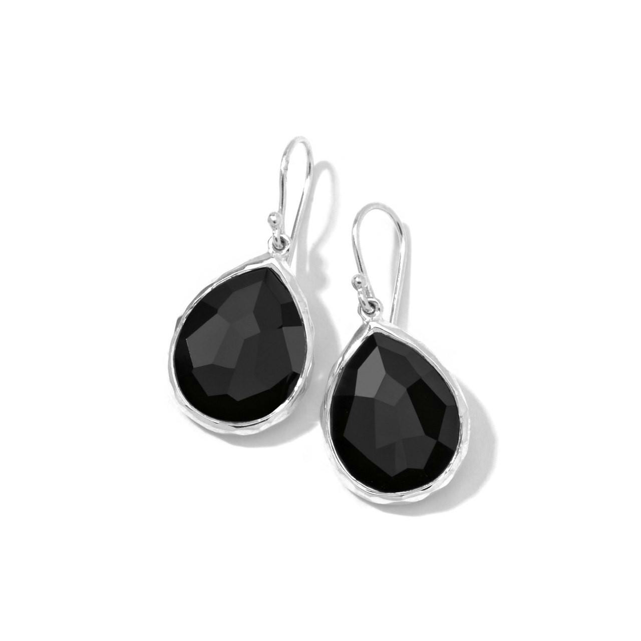 Ippolita Rock Candy Small Teardrop Black Onyx Earrings 0