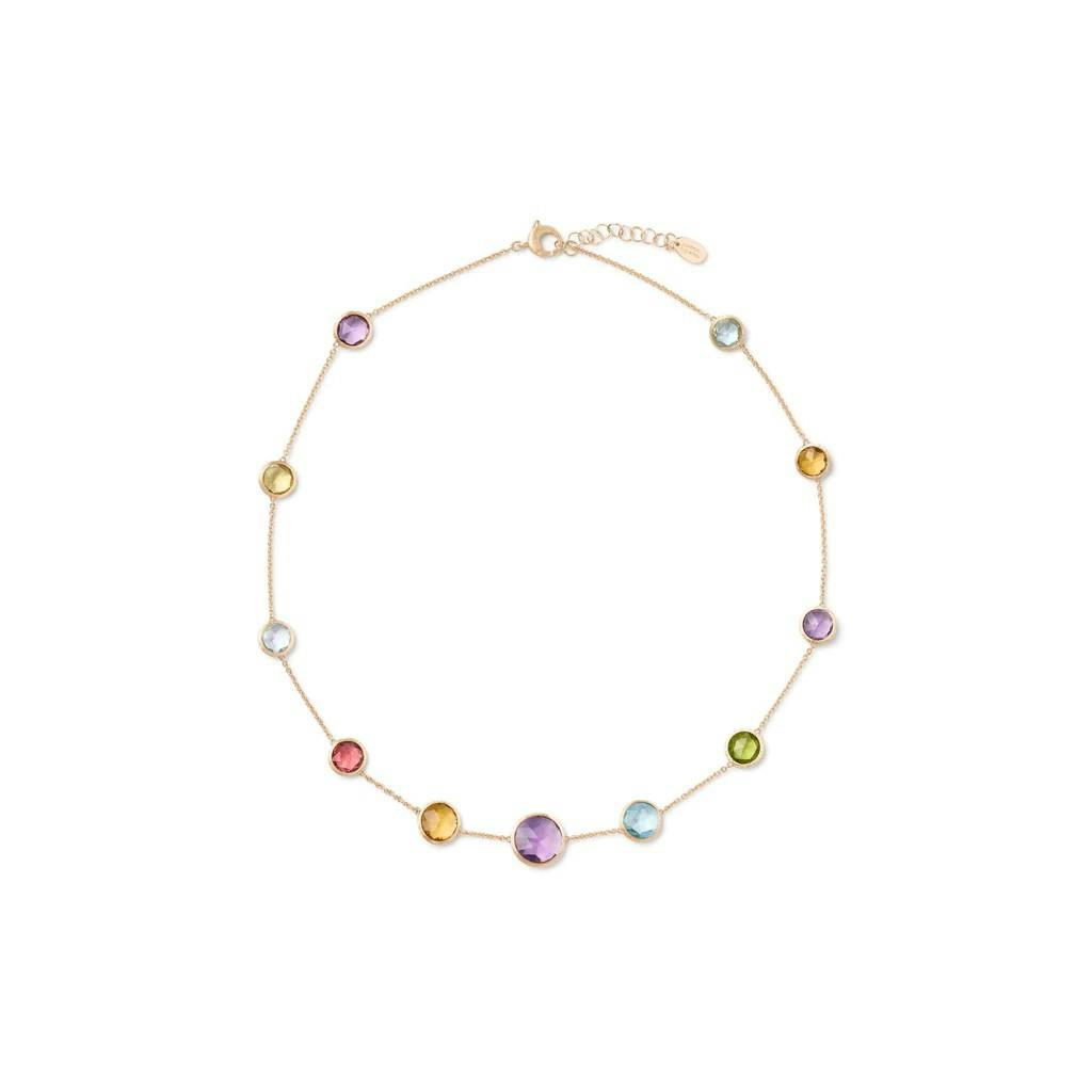 Marco Bicego Jaipur Color Collection 18K Yellow Gold Mixed Gemstone Necklace 0