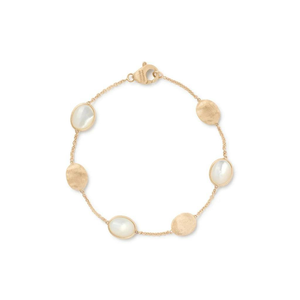 Marco Bicego Siviglia Collection 18K Yellow Gold and Mother of Pearl Bracelet 0