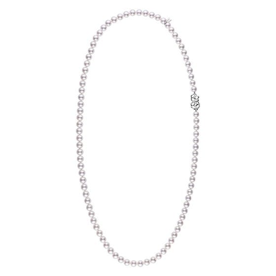 Mikimoto 34 Inch Akoya Pearl Double Eight Convertible Necklace