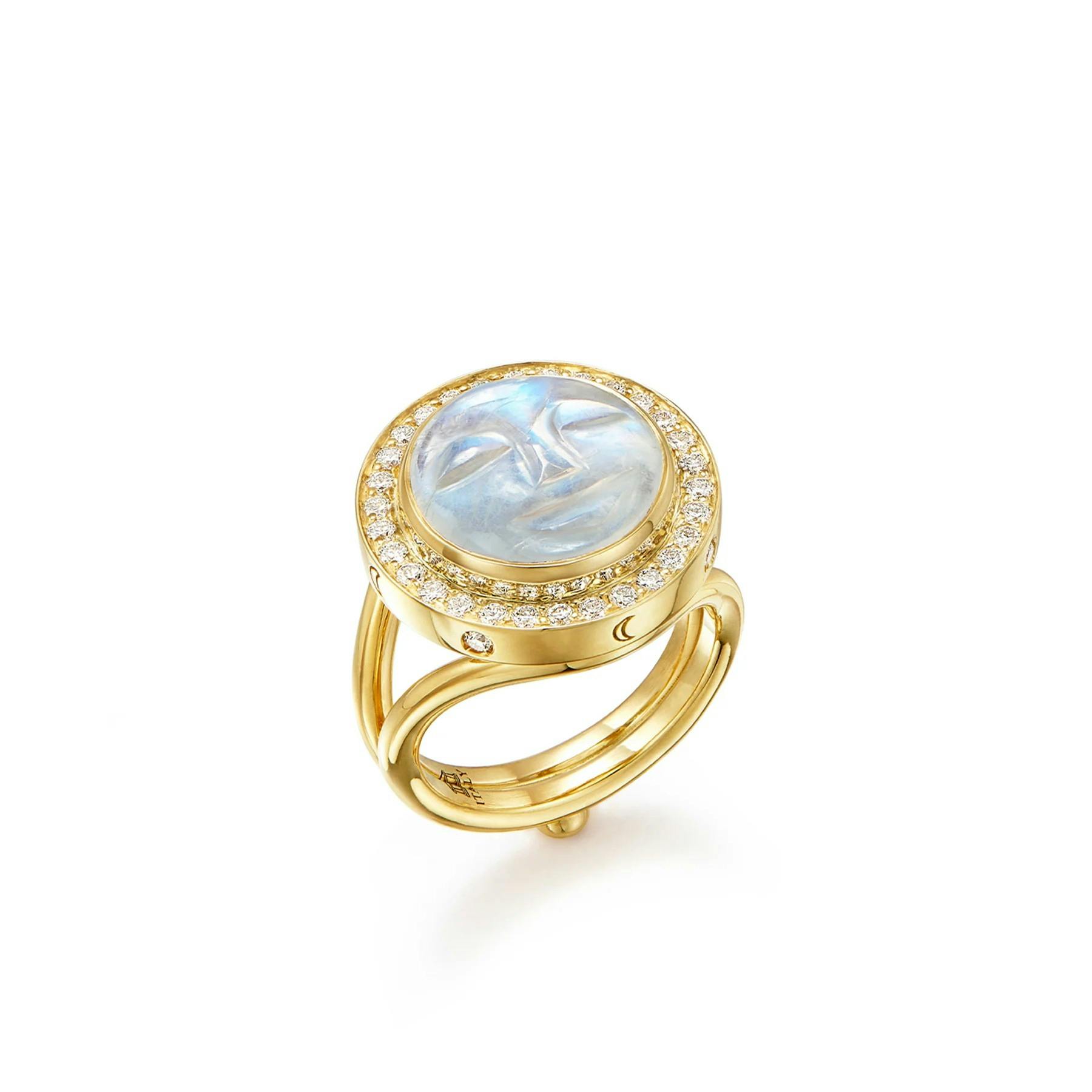 Temple St. Clair Astrid Moonface Ring