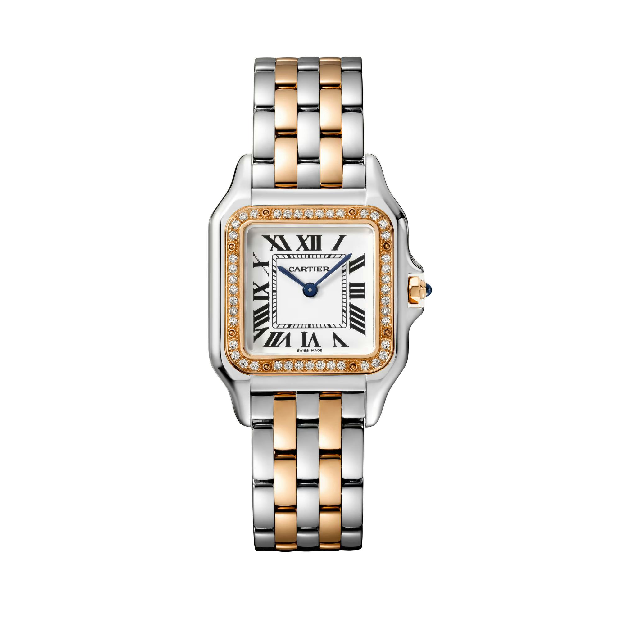 Panthere de Cartier Watch in Rose Gold with Diamonds