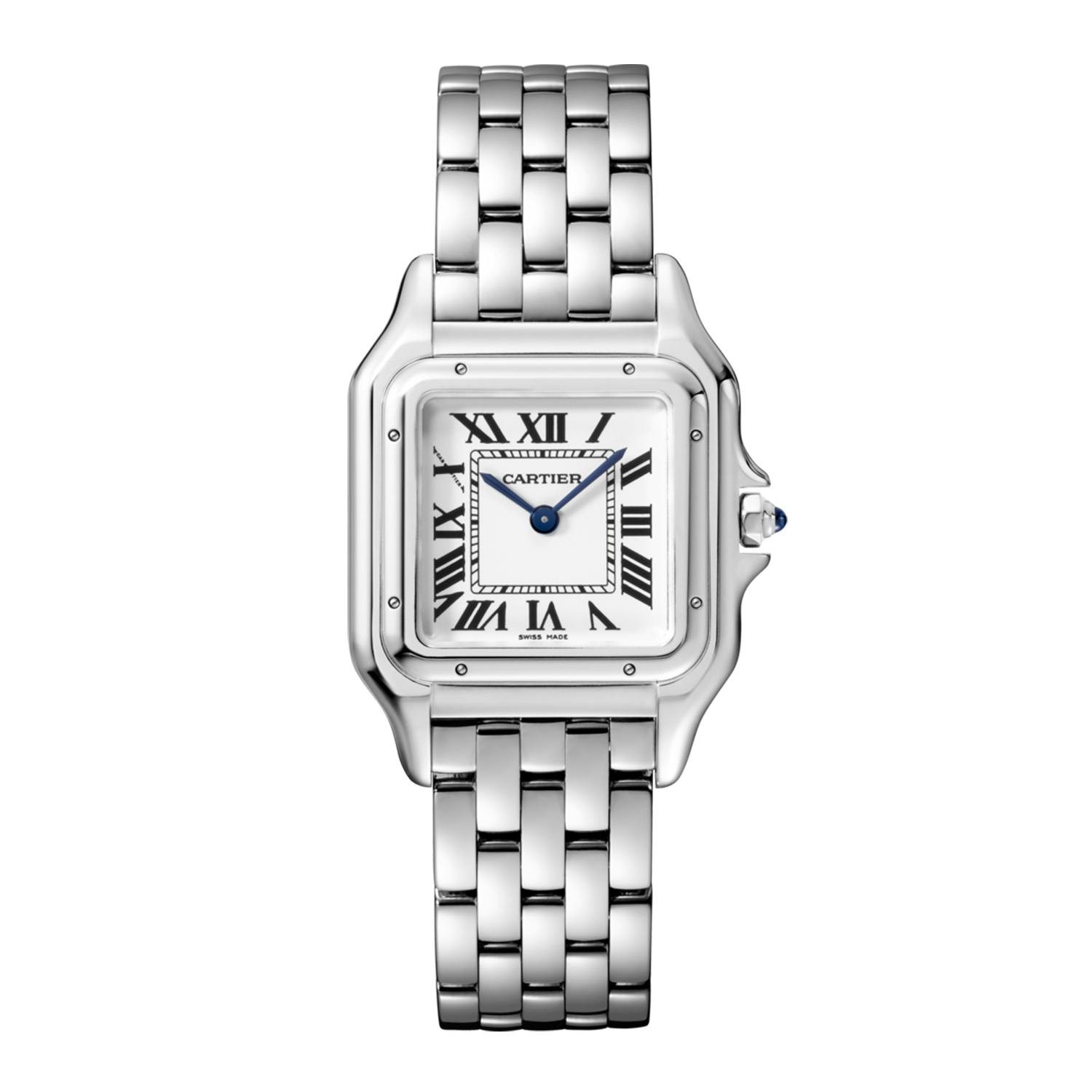 Panthere De Cartier Watch with Stainless Steel Case