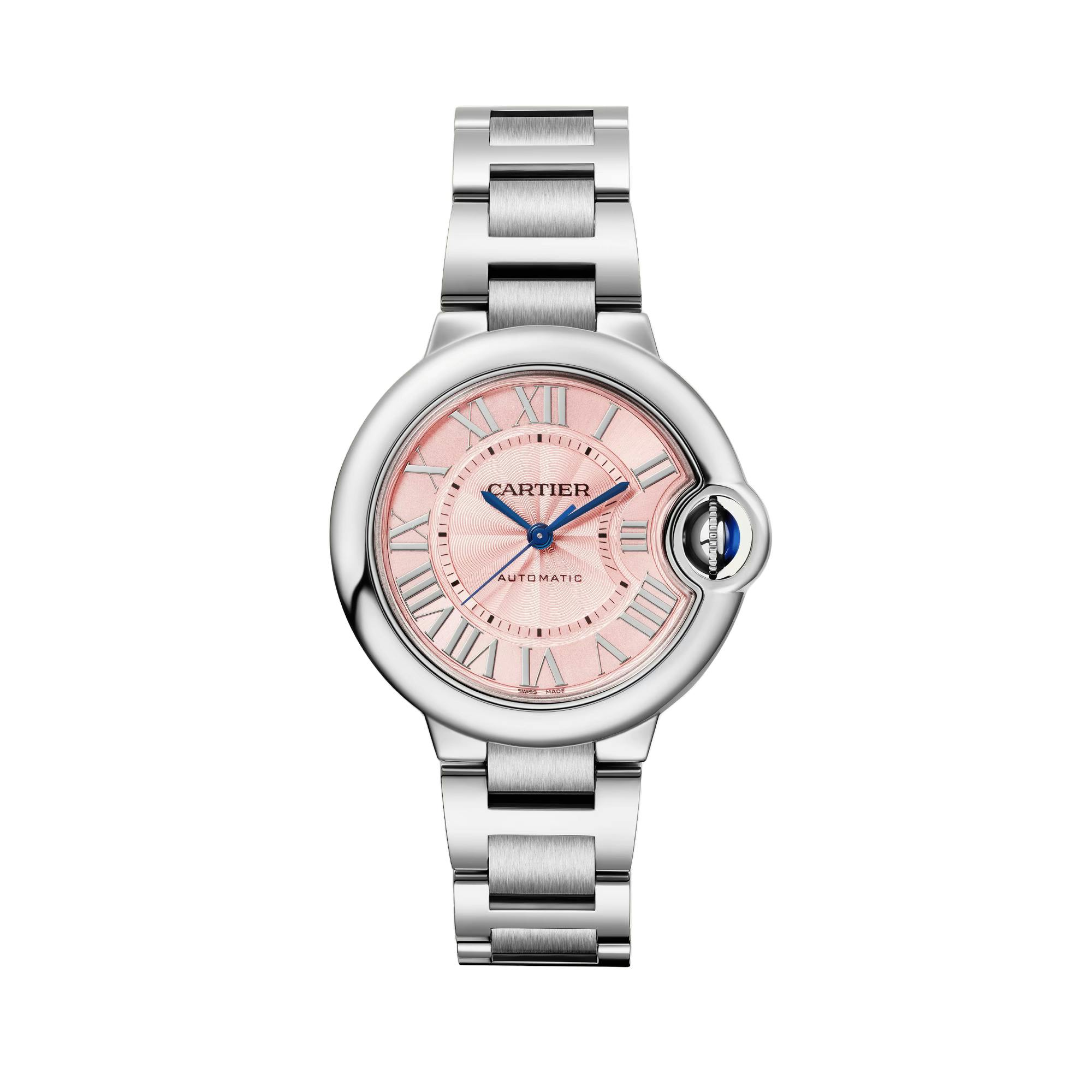 Ballon de Cartier Watch with Pink Dial, 33mm 0