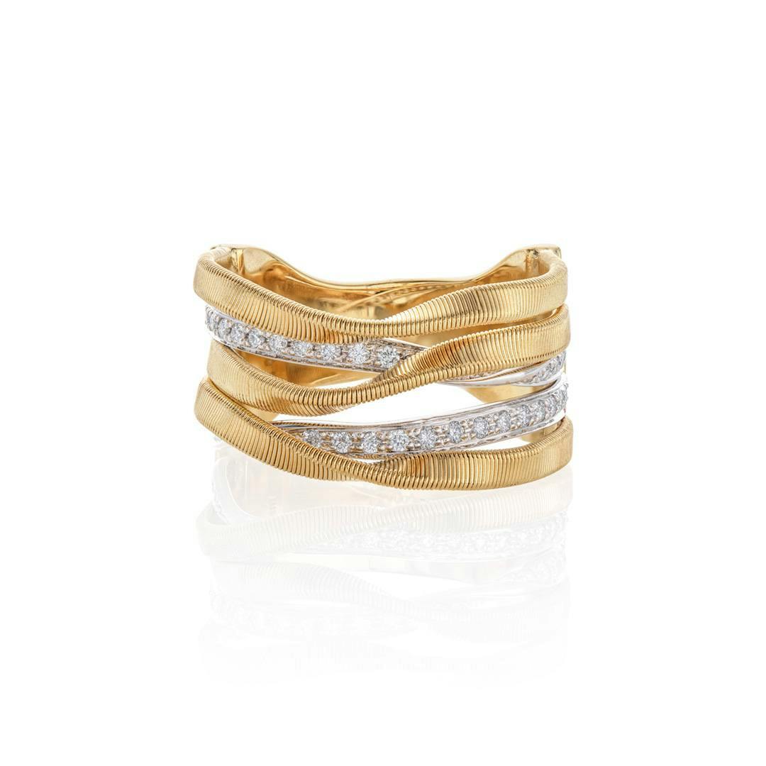 Marco Bicego Marrakech Five-Row Crossover Ring 1