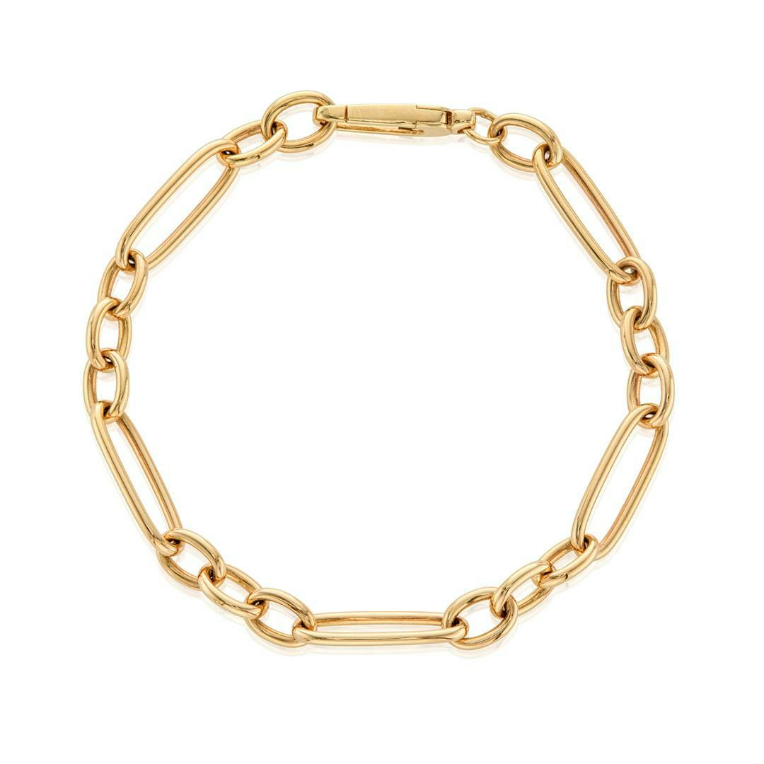 Roberto Coin Designer Gold 7.5" Oval Link Bracelet 0