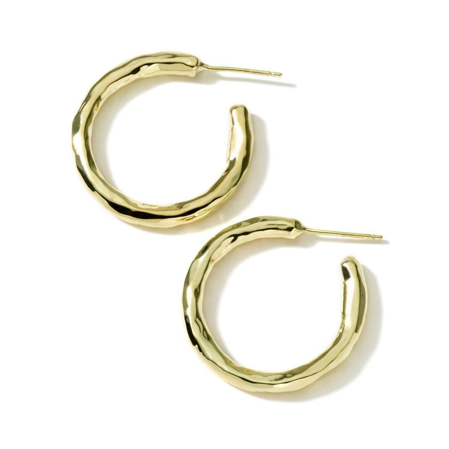 Ippolita Classico Small Yellow Gold Hoop Earrings 1