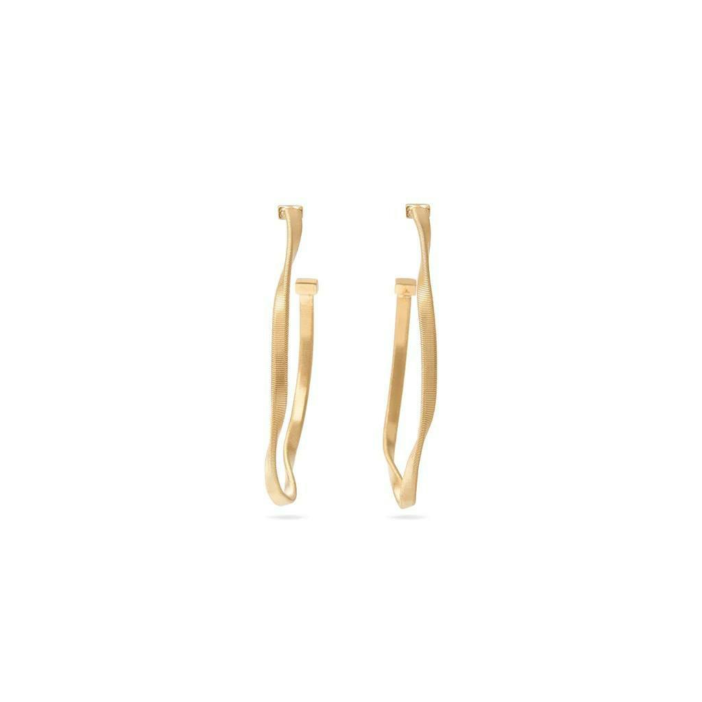 Marco Bicego Marrakech Collection 18K Yellow Gold Medium Hoop Earrings 1